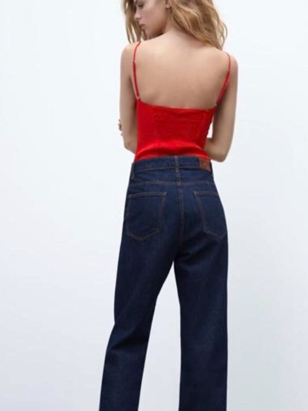 Zara Red Strapless Bustier Top NWT - Picture 10 of 11